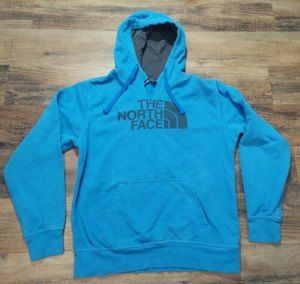 North Face Hoodie Pullover Sweatshirt Half Dome Men's Small Flaw See Picture